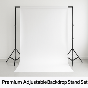 Premium Adjustable Backdrop Stand Set