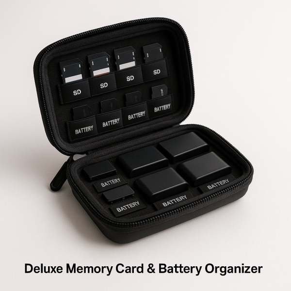 Deluxe Memory Card & Battery Organizer